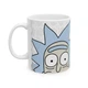 Кружка "Рик Санчез: Wubba Lubba Dub Dub" с рисунком на дне 330 мл - изображение 2