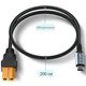 Зарядный кабель-переходник ToolkitRC SC100: USB Type-C 140W / XT60 (2м) для зарядного устройства / аккумуляторов / квадрокоптера / дрона / паяльника - изображение 3