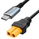 Зарядный кабель-переходник ToolkitRC SC100: USB Type-C 140W / XT60 (2м) для зарядного устройства / аккумуляторов / квадрокоптера / дрона / паяльника - изображение 7