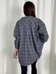 Сорочка жіноча 100% коттон. Графіт, XL - зображення 3