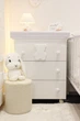 Дитячий комод пеленальний (пеленатор) Azzurra Design Funky Bianco білий - зображення 1
