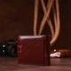 Кошелек горизонтальный мужской флотар кожаный TAILIAN 19009 Коричневый - изображение 8