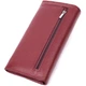 Кошелек для женщин из натуральной кожи с геометрическим клапаном ST Leather 22547 Бордовый - изображение 2