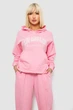 Спортивний костюм жіночий з принтом, колір світло-рожевий, L-XL, 244R1063AG - зображення 2