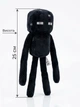 Мягкая игрушка Minecraft Эндермен 25 см (Enderman), плюшевый странник края Майнкрафт (Black) - изображение 1