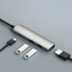 Адаптер Satechi 4-in-1 USB-C Slim Multiport Adapter 4K Space Grey - изображение 3