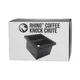 Нок-бокс для кофемашины врезной металл 17x18x11 см Rhino Coffee черный - изображение 2