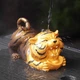 Чайна фігурка для чайної церемонії з термопокриттям Tea Pet золотий - зображення 6