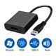 Переходник адаптер USB 3.0 в Hdmi видео преобразователь с поддержкой 1080P/60 Гц для ПК и ноутбуков (USB3.0_to_HDTV) - изображение 1