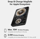 Повербанк Baseus EnerFill FT11 Magnetic 10000 mAh, 27W, для Apple Watch і смартфона, USB-C, чорний (P1OO821O6IZ3-OO) - зображення 8