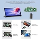 Монитор портативный сенсорный 7" LUCKFOX 7-HD-Touchscreen IPS 60 Гц - изображение 4