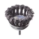Щетка чашечная 75 мм для дрели, 1/4" (пучки витой проволоки) INTERTOOL BT-3075 - изображение 3
