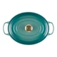 Каструля Le Creuset Signature Bleu Riviera 6,3 л овальна (21178310994450) - зображення 2