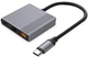 Док станція Cablexpert USB-C 3-в-1 USB/HDMI/PD (A-CM-COMBO3-05) - зображення 3