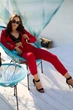 Жіночий костюм із американського крепу з жакетом і брюками Seventeen L Червоний (2000000170015) - изображение 2