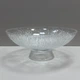 Фруктівниця-салатниця скляна на ніжці h - 10,5, d - 25,5 см Yujing GlassWare 6286/EX6001-10B/L1 прозора - зображення 2