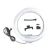 Кільцева лампа 36 см Ring Fill Light USB LED з тримачем - изображение 2