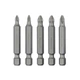 Комплект отверточних насадок PH1, PH2, PZ1, PZ2 1/4"*50мм, ACR, S2, уп. 5шт., STORM INTERTOOL VT-0205 - зображення 3