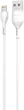 Кабель Grand-X USB-Lightning PL01W, 100% мідь, 1 м, 2.1 А Білий (PL01W) - зображення 1