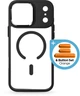 Чехол для смартфона ArmorStandart Unit-C MagCase для Apple iPhone 17 Pro Max Black + Orange Button Set (ARM90589) - изображение 1