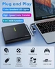 Внешний CD/DVD-привод с 4 портами USB и 2 слотами для карт TF/SD ORIGBELIE - изображение 2