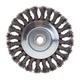 Щетка конусная 125 мм М14 (пучки витой проволоки) INTERTOOL BT-4125 - изображение 3