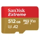 Картка пам'яті SanDisk 512GB microSD class 10 UHS-I U3 V30 Extreme (SDSQXAV-512G-GN6MA) - зображення 2