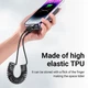 Кабель спіральний пружина Type-C на Type-C ACEFAST C14-03 spring charging data cable (1.2m, 60W, 3A, 480 Mbps). Black - зображення 5