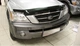 Дефлектор капота мухобойка Kia Sorento 02-09 HIC черная КИА Соренто АМ0006936 - изображение 1