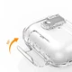 Чохол для навушників Tech-Protect Bounce Pro для AirPods Pro 3 Clear (5906302392681) - зображення 11