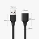 Кабель-подовжувач Ugreen USB-A (Male) to USB-A (Female) 480Mbps 1.5m Black (6957303813155) - зображення 6
