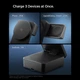 Беспроводная зарядка Spigen Essential 3in1 Magnetic 25W Qi2.2 Black with MagSafe (ACH10398) - изображение 8