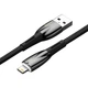 Кабель Baseus Glimmer Series Fast Charge USB-A to Lightning 2m Black (CADH000301) - зображення 4