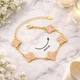 Браслет в стиле Van Cleef (Gold-Pink) - изображение 2