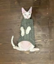 Свитер для котов (кошек) Косичка M Серый - изображение 9