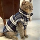 Рубашка для котов (кошек) Ретро M Темно-синий - изображение 7
