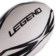 Мяч для регби №3 для детей до 9 лет LEGEND R-3299 белый-черный - изображение 4