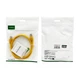 Сітковий кабель UGREEN Cat 5e U/UTP Lan Cable 1m (Yellow) (UGR-11230) (21168) - зображення 2