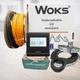 Нагрівальний кабель теплої підлоги WOKS 18 з програмованим чорним регулятором від 15,6 м2 до 23,7 м2 (2650 Вт) - изображение 1