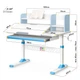 Детский стол Evo-kids TH-330 Blue Белый / Голубой (TH-330 W/BL) - изображение 4