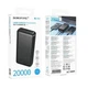 Повербанк (PowerBank) Borofone BJ78A Clever 20000 mAh (Чорний) - зображення 3