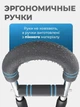 Портативный силовой тренажер эспандер для рук и груди, регулируемый 3 уровня нагрузки (068y) - изображение 4