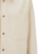 Женская джинсовая рубашка Shift Oversize бежевая 46-48 (L/XL) - изображение 6