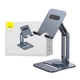 Подставка Baseus Biaxial Foldable Metal Stand Space Grey (B10431801811-00) - изображение 1