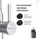 Смеситель для кухни с гибким изливом AM.PM X-Joy S EcoStart черный/хром F85B07602 - изображение 4