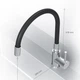 Смеситель для кухни с гибким изливом AM.PM X-Joy S EcoStart черный/хром F85B07602 - изображение 7