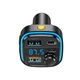 ФМ-модулятор XO BCC08 MP3 5V/3.1A Car Charger with Ambient Light Чорний - изображение 6