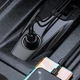 Автомобільний зарядний пристрій/ФМ-Модулятор Baseus T Shaped S-16 Car Bluetooth MP3 Player чорний CCMT000201 - изображение 7