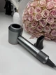 Super Hair Dryer фен сіро-золотий з 1 насадкою концентратор та синій кейс у комплекті - зображення 9