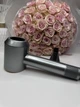 Super Hair Dryer фен сіро-золотий з 1 насадкою концентратор та синій кейс у комплекті - зображення 11
